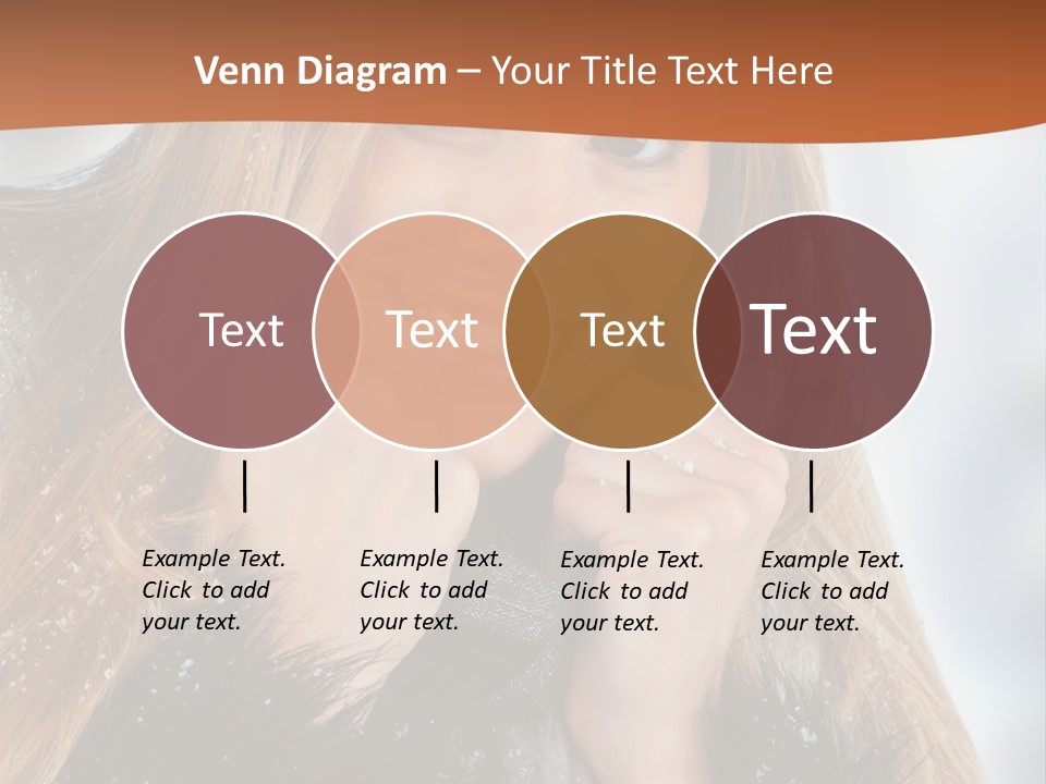 Caucasian Weather Snow PowerPoint Template