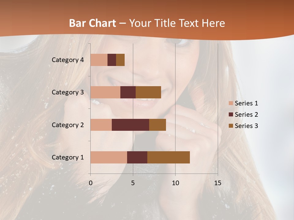 Caucasian Weather Snow PowerPoint Template