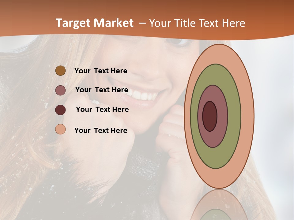 Caucasian Weather Snow PowerPoint Template