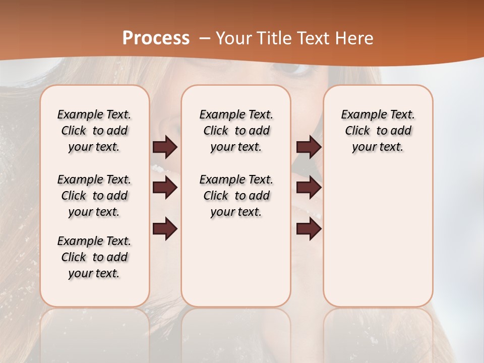 Caucasian Weather Snow PowerPoint Template