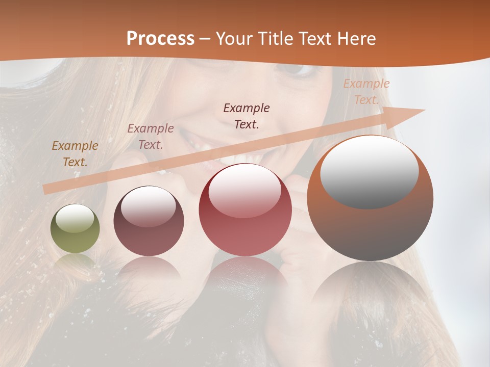 Caucasian Weather Snow PowerPoint Template