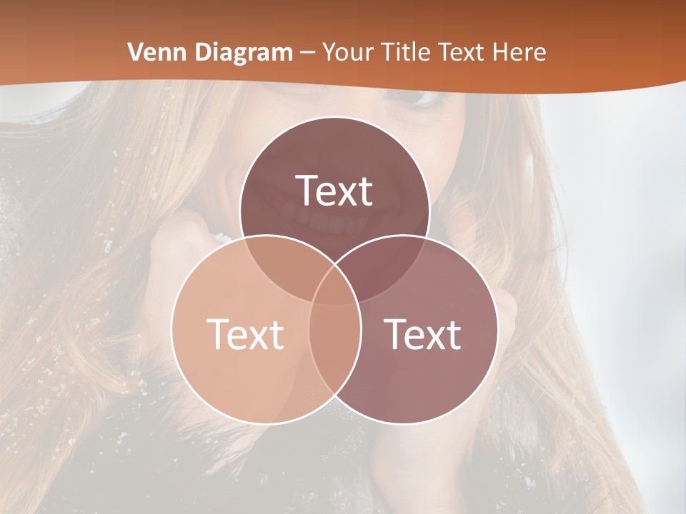 Caucasian Weather Snow PowerPoint Template