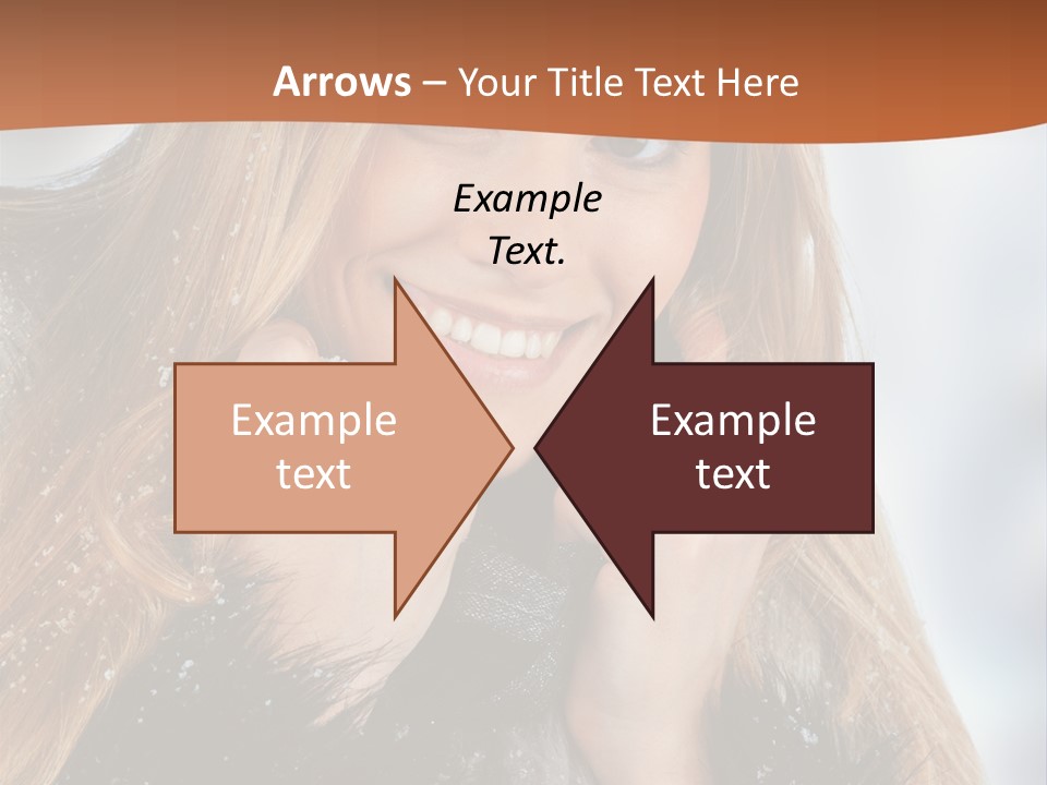 Caucasian Weather Snow PowerPoint Template