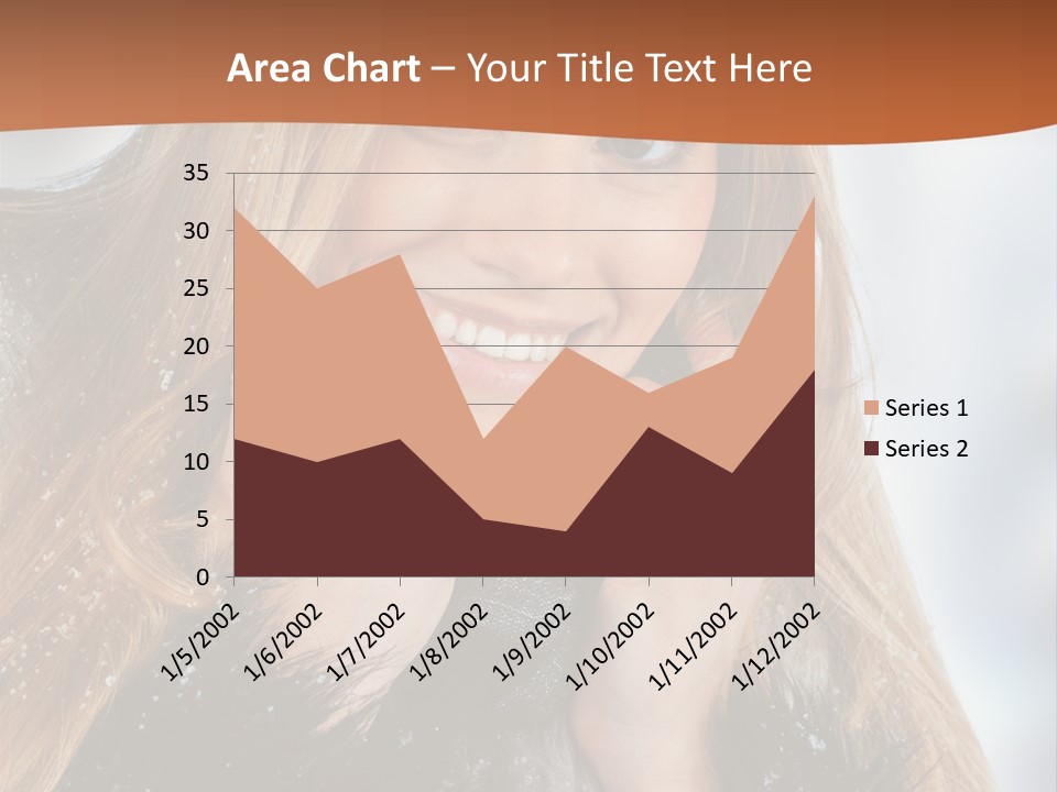 Caucasian Weather Snow PowerPoint Template