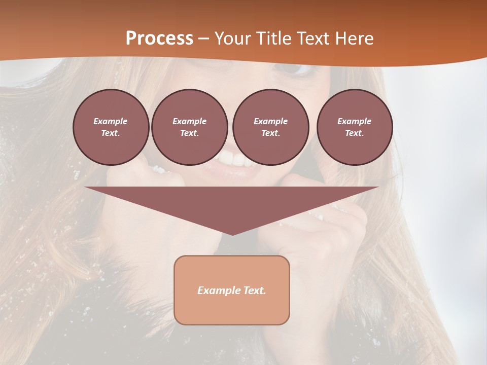 Caucasian Weather Snow PowerPoint Template