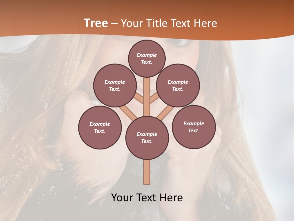 Caucasian Weather Snow PowerPoint Template