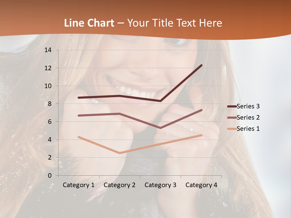 Caucasian Weather Snow PowerPoint Template