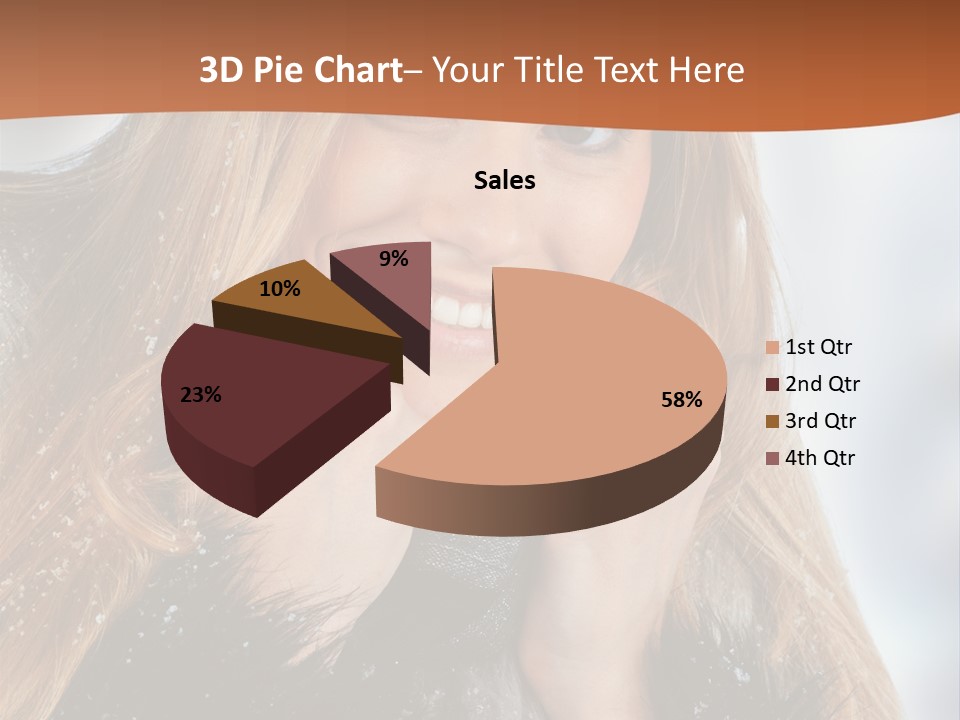 Caucasian Weather Snow PowerPoint Template