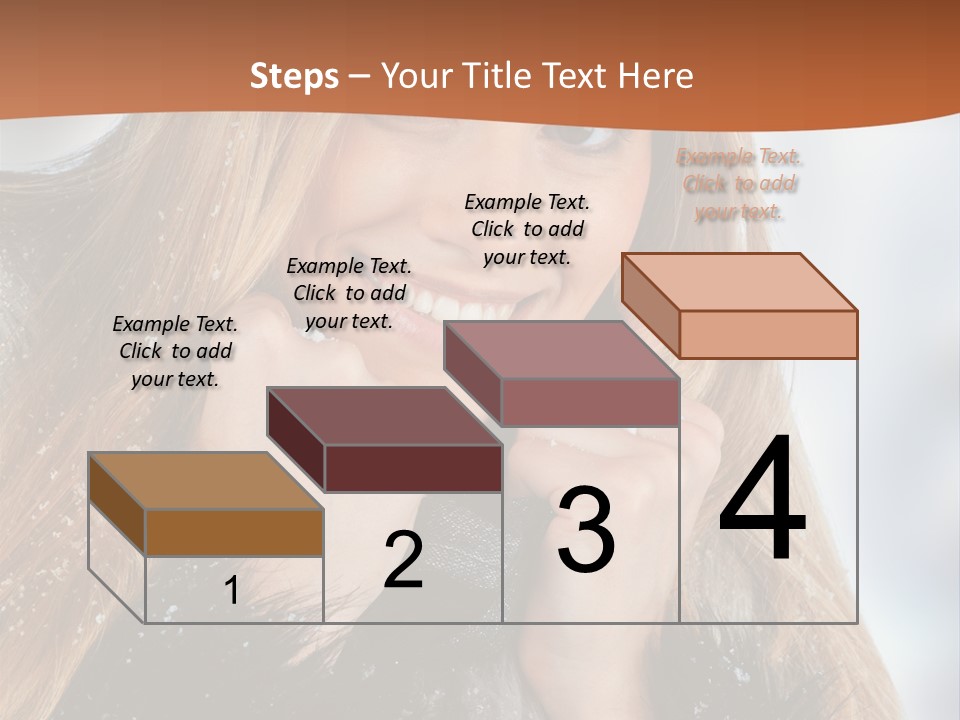 Caucasian Weather Snow PowerPoint Template