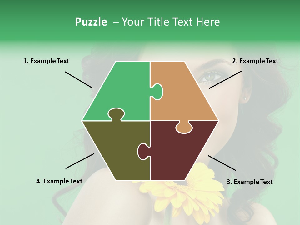 Happy Yellow Hands PowerPoint Template