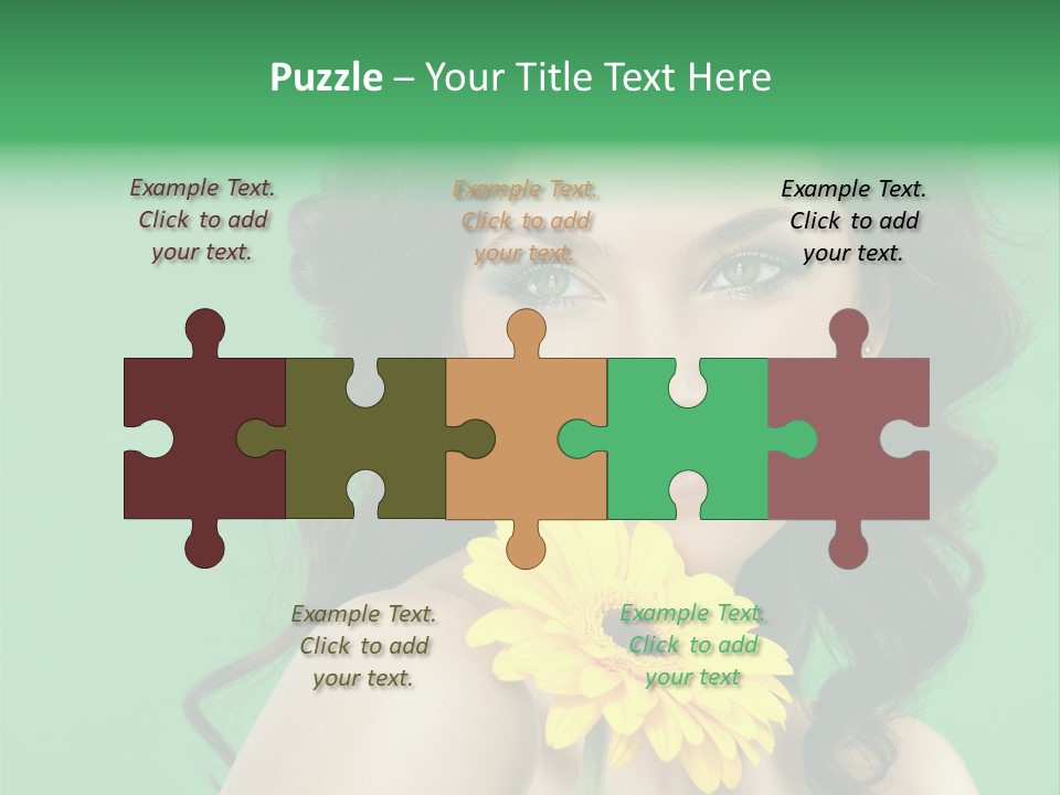 Happy Yellow Hands PowerPoint Template