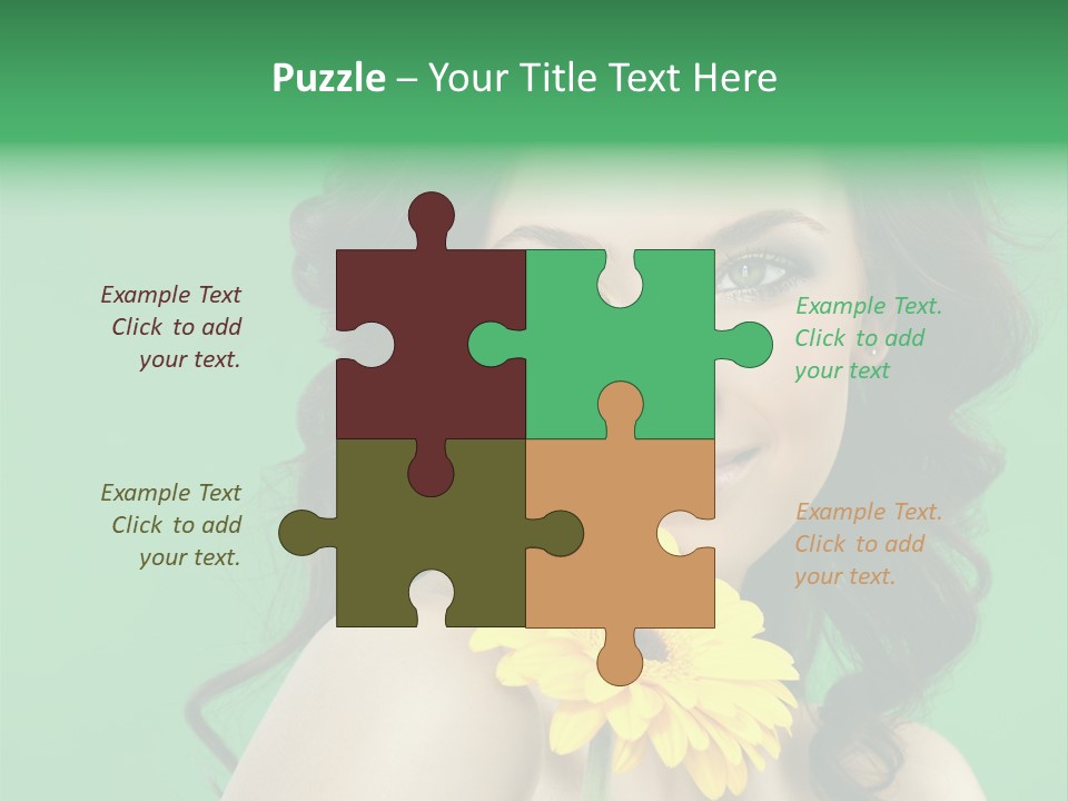 Happy Yellow Hands PowerPoint Template