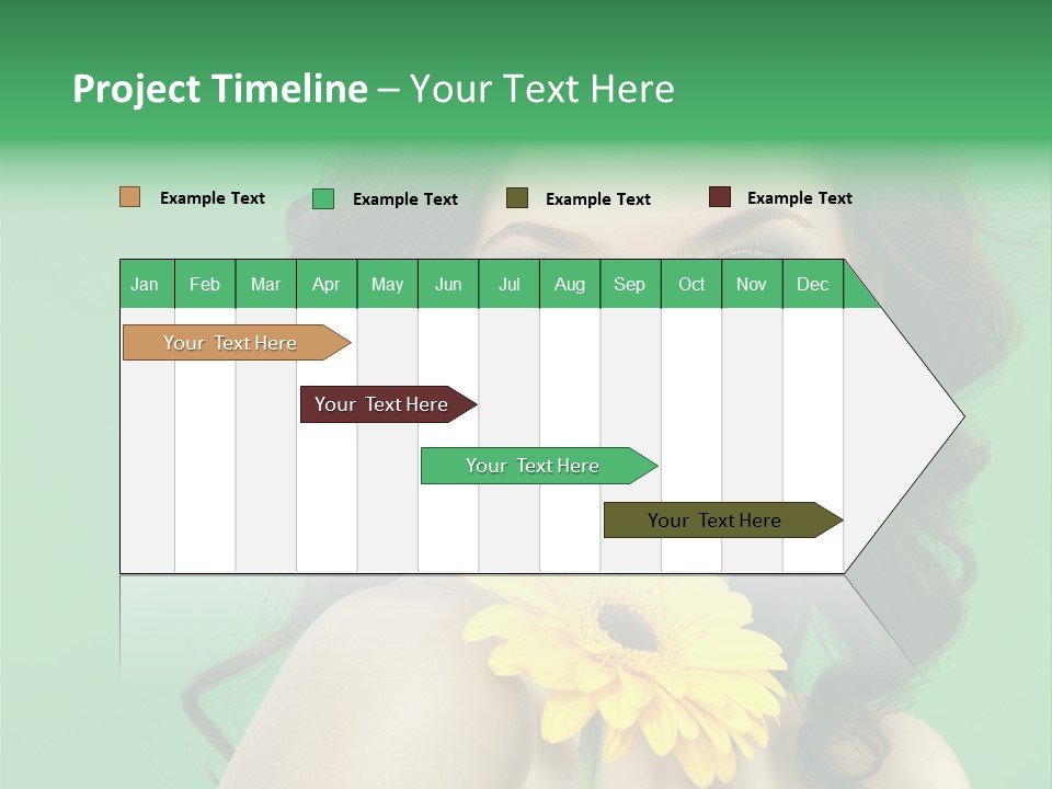 Happy Yellow Hands PowerPoint Template
