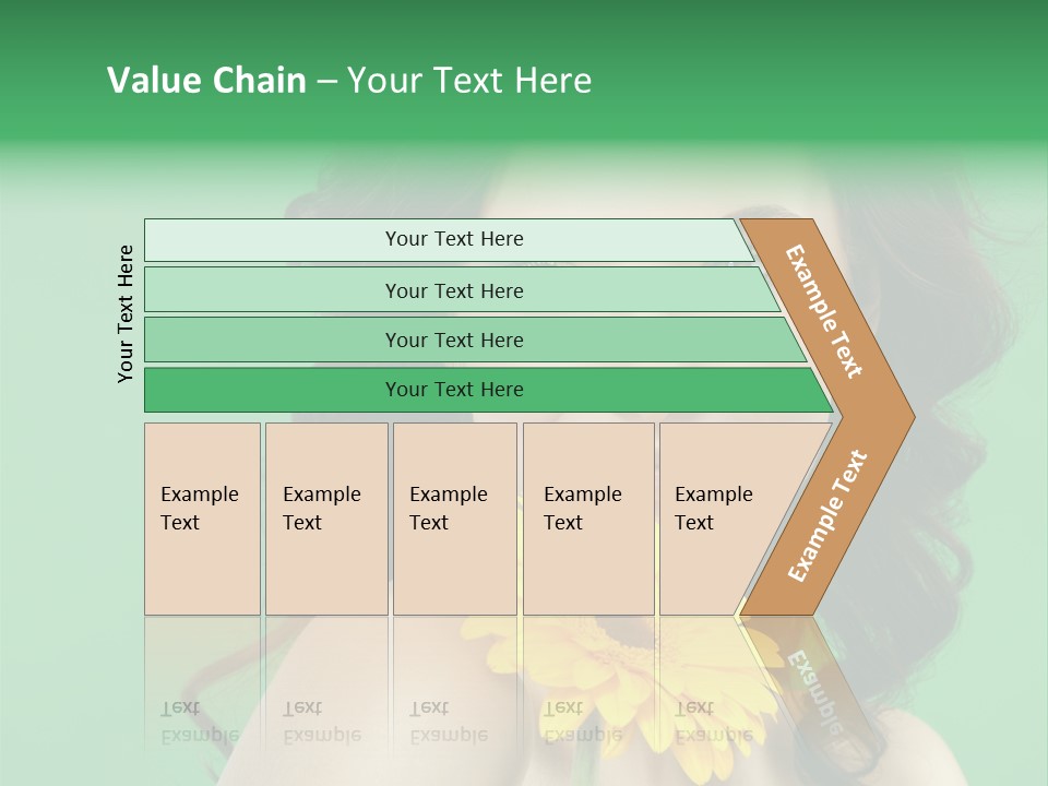 Happy Yellow Hands PowerPoint Template