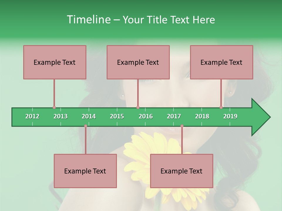 Happy Yellow Hands PowerPoint Template
