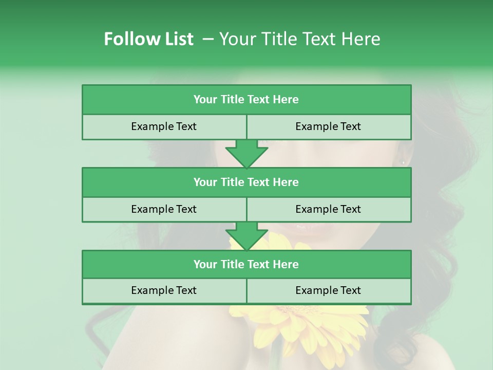 Happy Yellow Hands PowerPoint Template