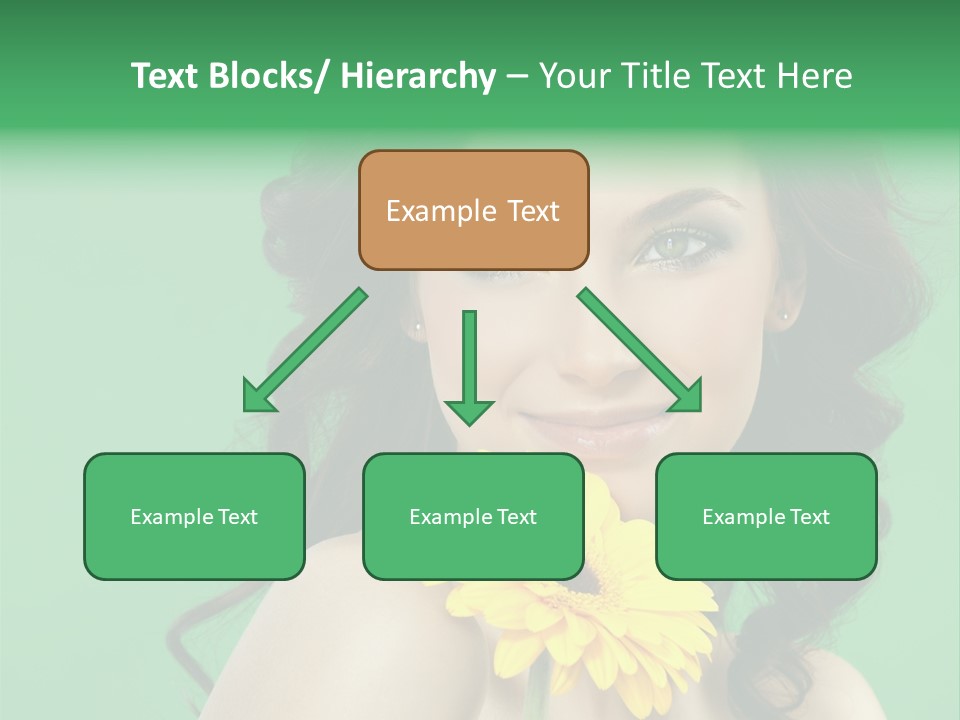 Happy Yellow Hands PowerPoint Template