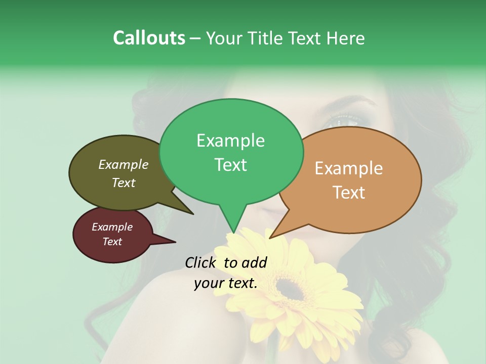 Happy Yellow Hands PowerPoint Template