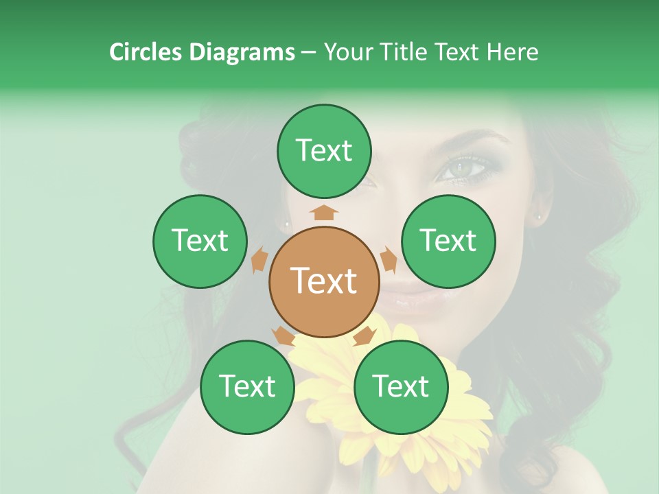 Happy Yellow Hands PowerPoint Template