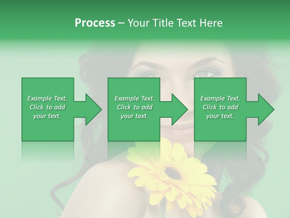 Happy Yellow Hands PowerPoint Template