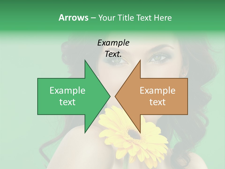 Happy Yellow Hands PowerPoint Template