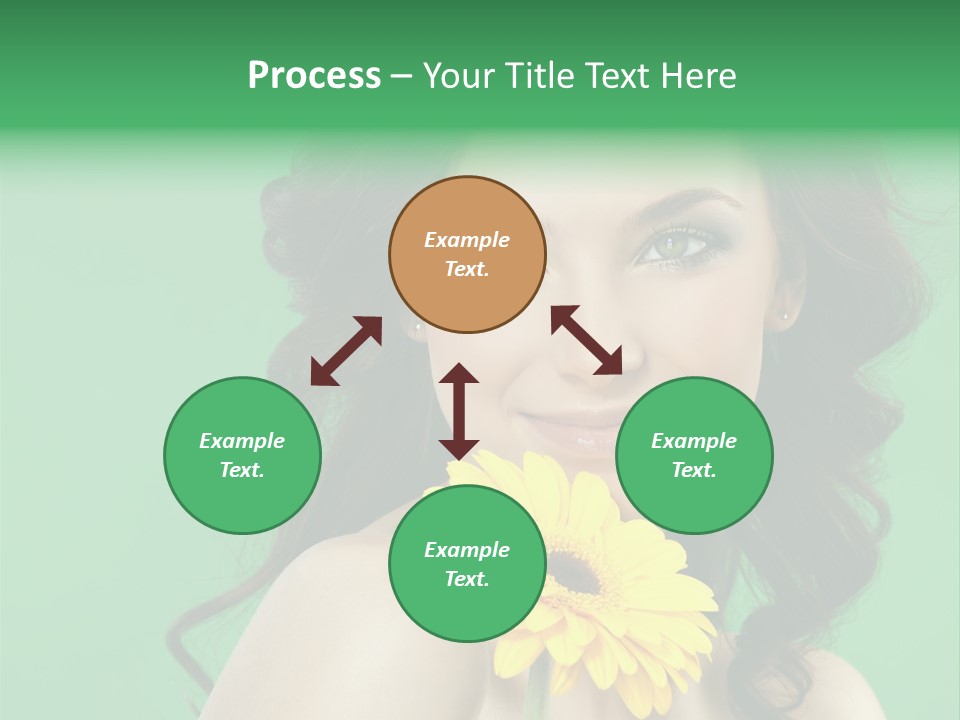 Happy Yellow Hands PowerPoint Template