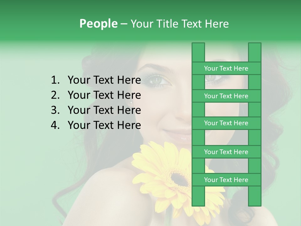 Happy Yellow Hands PowerPoint Template