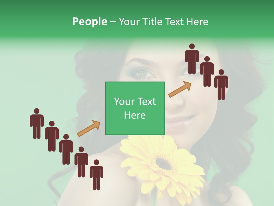 Happy Yellow Hands PowerPoint Template