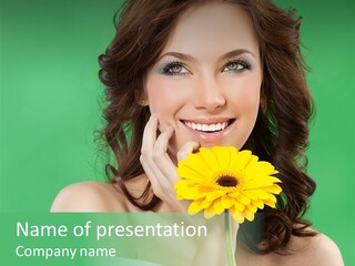 Spring  Beauty PowerPoint Template