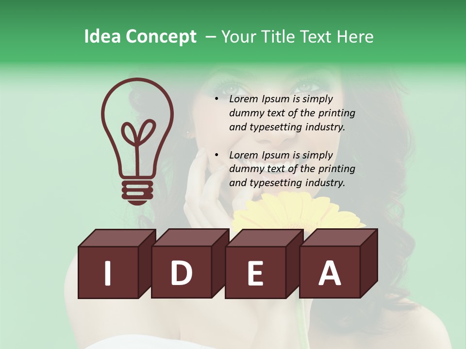 Spring  Beauty PowerPoint Template