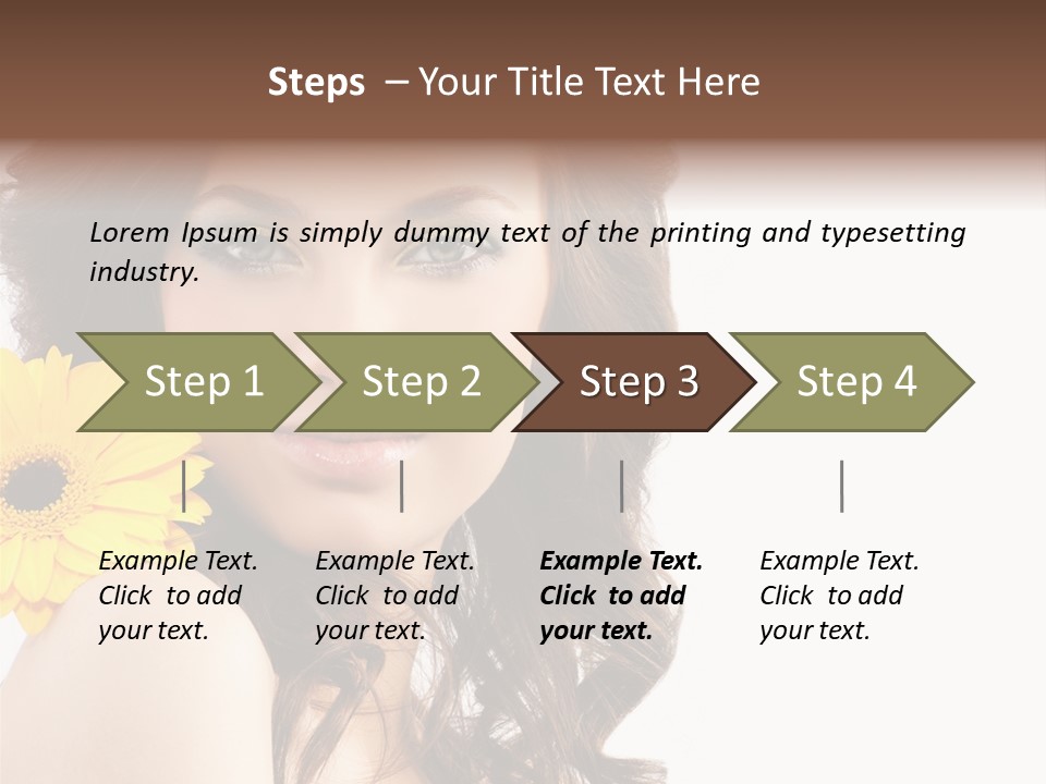 Studio Female  PowerPoint Template