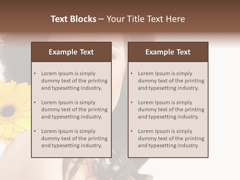 Studio Female  PowerPoint Template