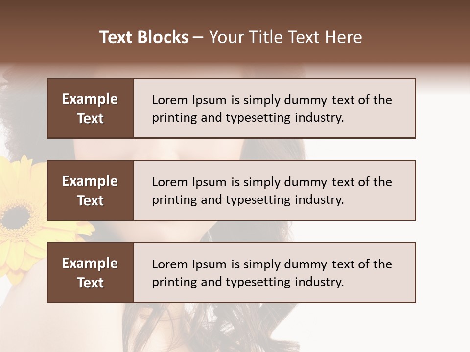 Studio Female  PowerPoint Template