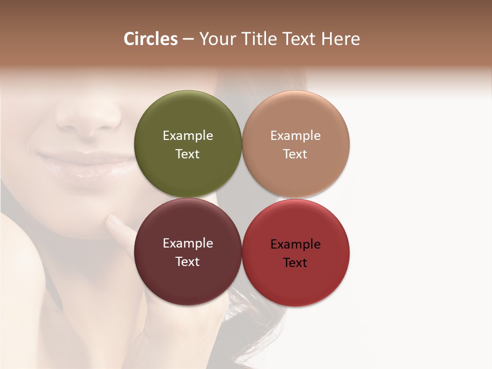 Model Cosmetics Care PowerPoint Template