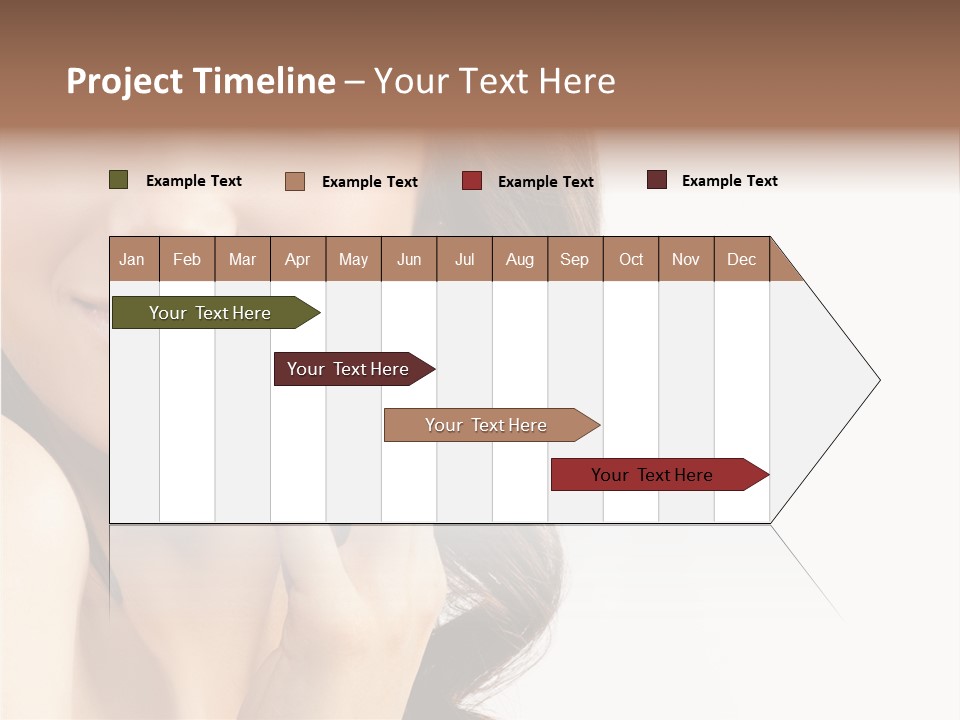 Model Cosmetics Care PowerPoint Template