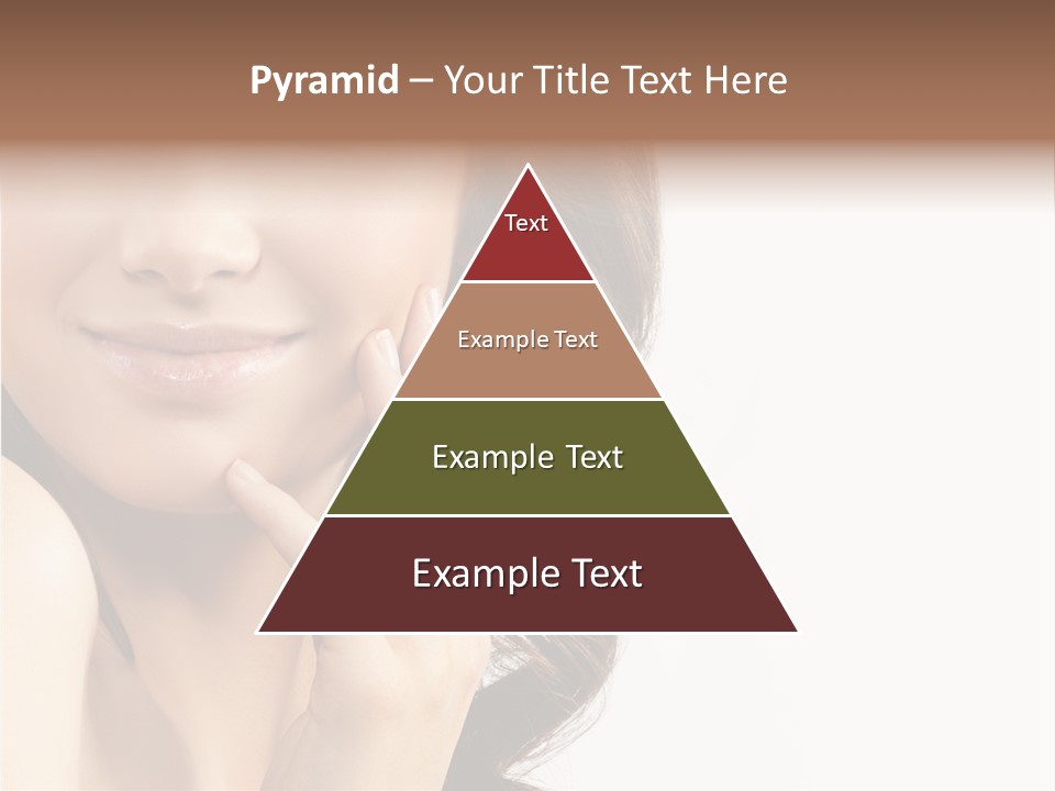 Model Cosmetics Care PowerPoint Template