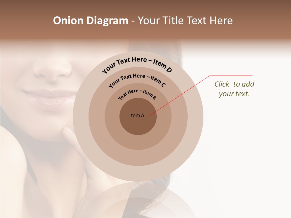 Model Cosmetics Care PowerPoint Template