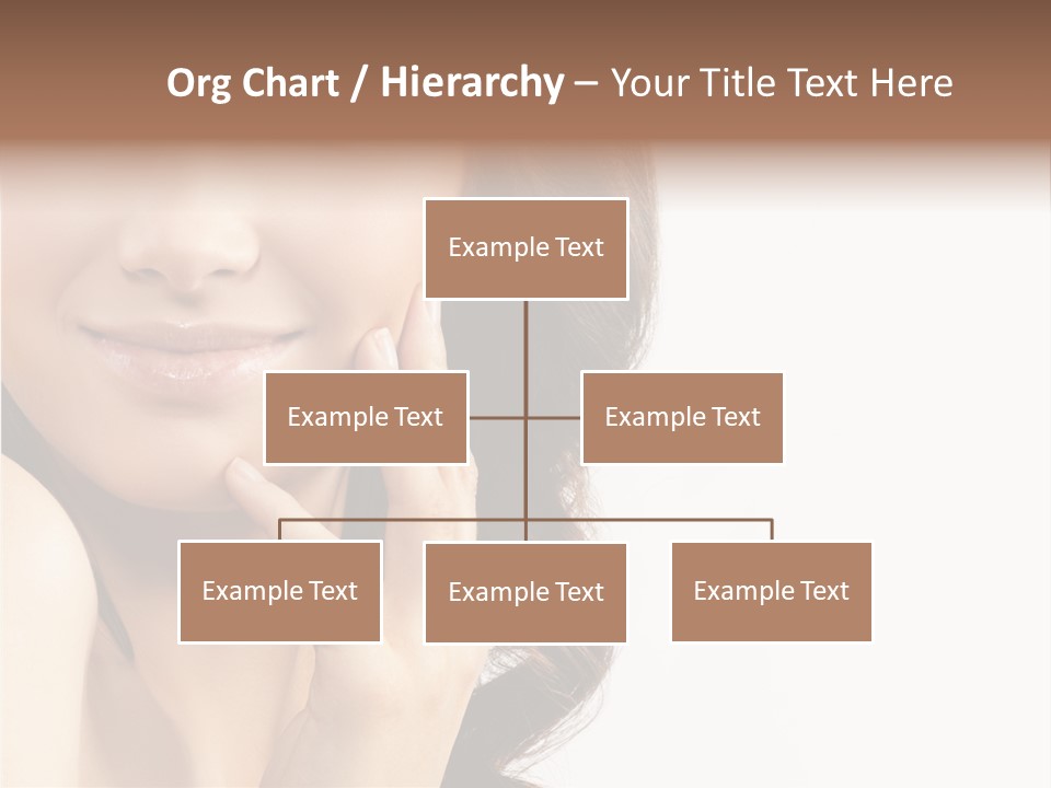 Model Cosmetics Care PowerPoint Template