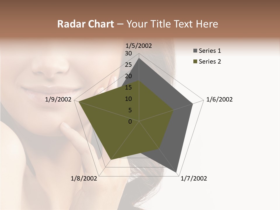 Model Cosmetics Care PowerPoint Template