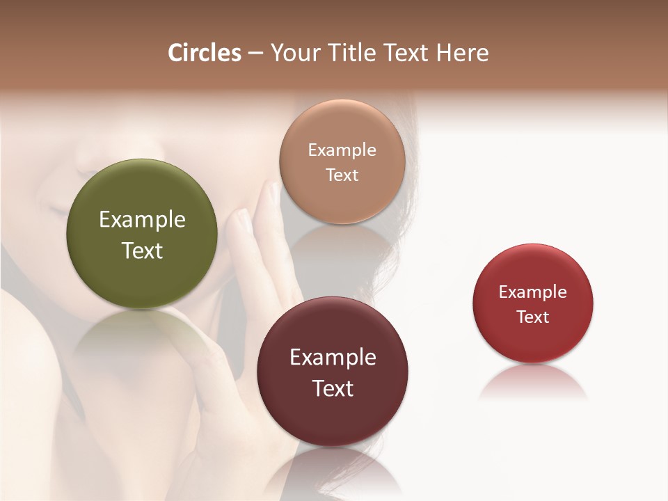 Model Cosmetics Care PowerPoint Template