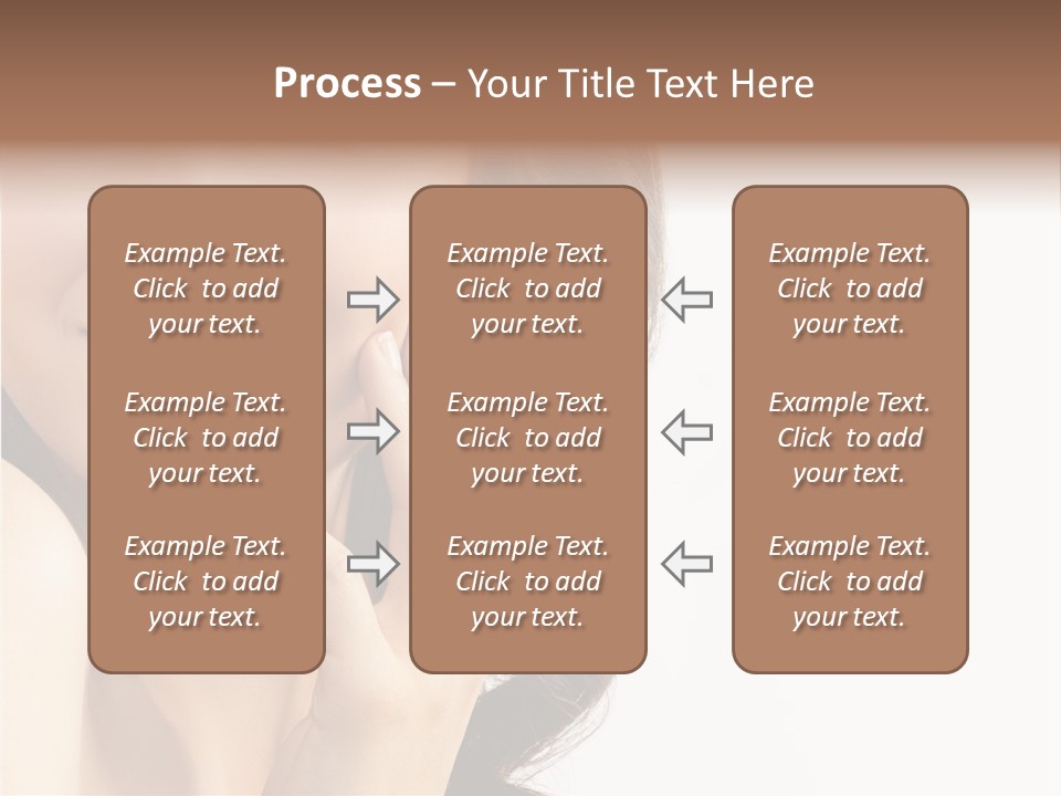 Model Cosmetics Care PowerPoint Template
