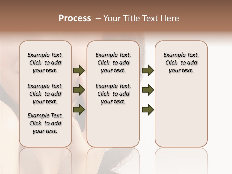 Model Cosmetics Care PowerPoint Template