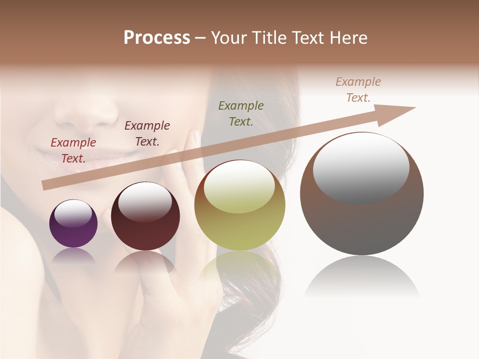 Model Cosmetics Care PowerPoint Template