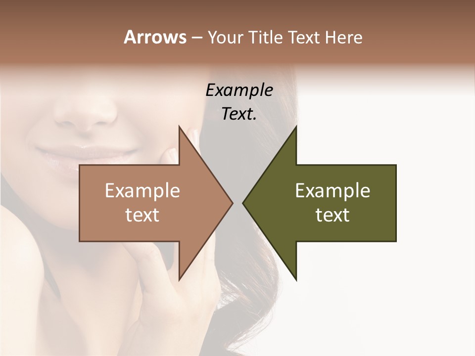 Model Cosmetics Care PowerPoint Template