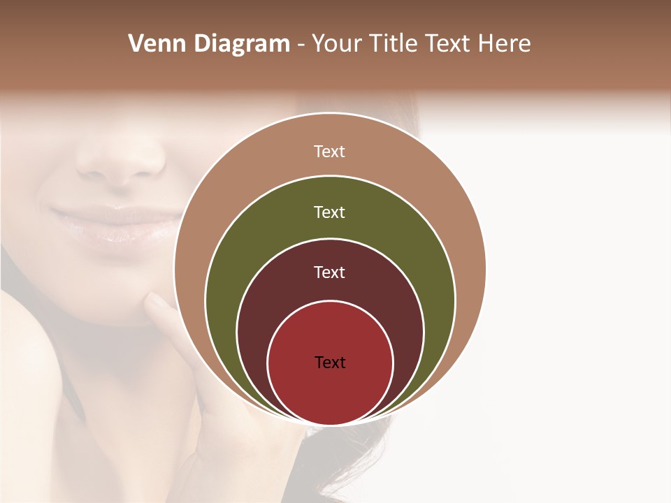 Model Cosmetics Care PowerPoint Template