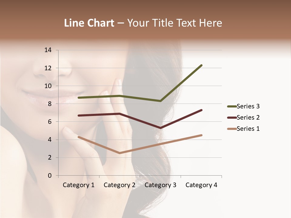 Model Cosmetics Care PowerPoint Template