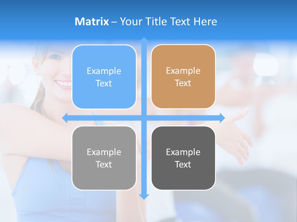 Healthy Stretching Adults PowerPoint Template