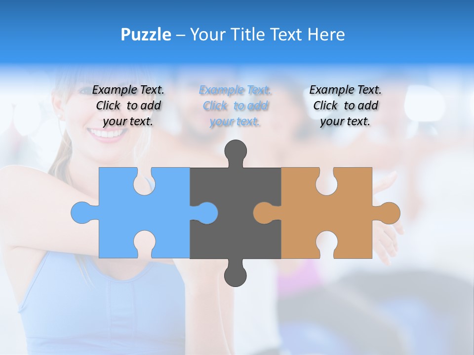 Healthy Stretching Adults PowerPoint Template