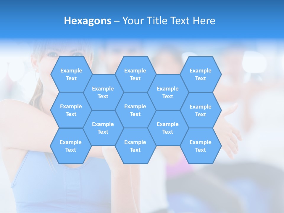 Healthy Stretching Adults PowerPoint Template