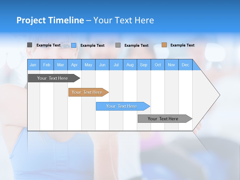 Healthy Stretching Adults PowerPoint Template